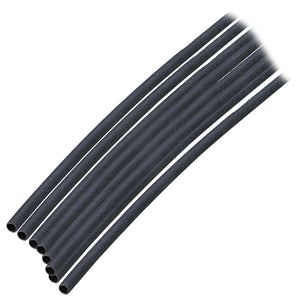 Ancor Adhesive Lined Heat Shrink Tubing (ALT) - 1/8" x 6" - 10-Pack - Black [301106]