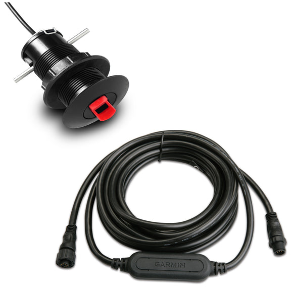 Garmin GST 43 Thru-Hull Speed-Temperature Transducer w-GST 10 Bundle [010-04284-00] - Garmin