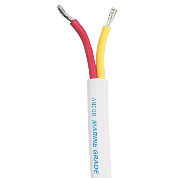 Ancor Safety Duplex Cable - 10/2 AWG - Red/Yellow - Flat - 800' [124180]