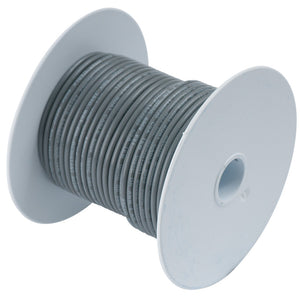 Ancor Grey 14 AWG Tinned Copper Wire - 250' [104425]