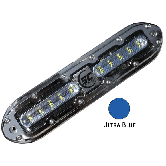 Shadow-Caster SCM-10 LED Underwater Light w/20' Cable - 316 SS Housing - Ultra Blue [SCM-10-UB-20]