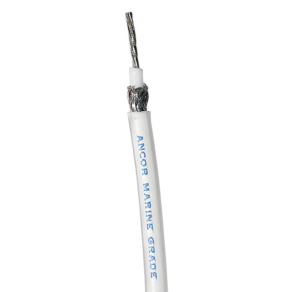 Ancor White RG 59U Coaxial Cable - 500' [151050]