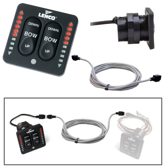 Lenco Flybridge Kit f/ LED Indicator Key Pad f/All-In-One Integrated Tactile Switch - 30' [11841-003]