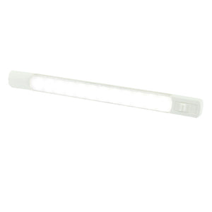 Hella Marine Surface Strip Light w-Switch - White LED - 12V [958123001] - Hella Marine