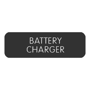 Blue SeaLarge Format Label - "Battery Charger" [8063-0050]