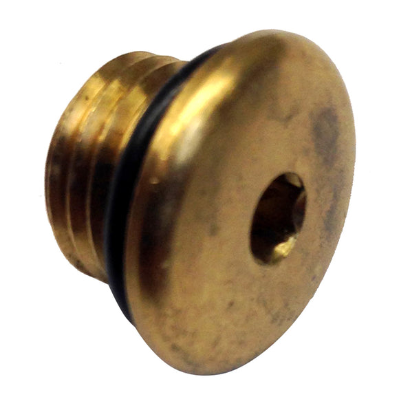 Uflex Brass Plug w/O-Ring for Pumps [71928P]