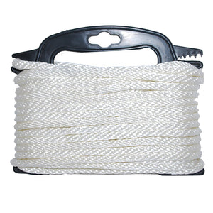 Attwood Braided Nylon Rope - 3-16" x 100' - White [117553-7] - Attwood Marine