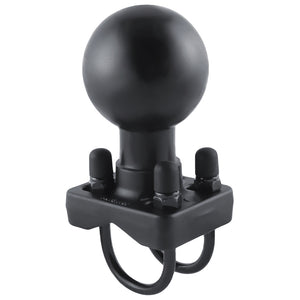 RAM Mount Double U-Bolt Base w-D Size 2.25" Ball for Rails from 0.75" to 1.25" in Diameter [RAM-D-235U] - RAM Mounting Systems