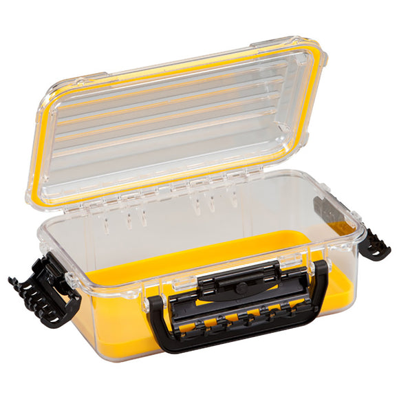 Plano Waterproof Polycarbonate Storage Box - 3600 Size - Yellow-Clear [146000] - Plano