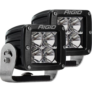 RIGID Industries D-Series PRO - Flood LED - Pair - Black [222113] - RIGID Industries