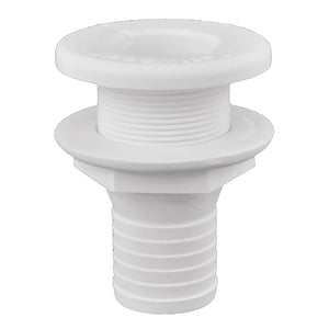 Attwood Plastic Thru-Hull Fitting - 1-1-2" - White [3875-3] - Attwood Marine