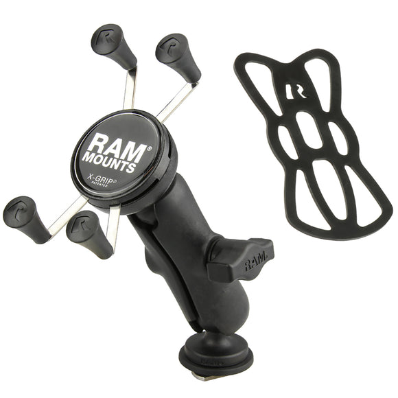 Ram Mount X-Grip Phone Mount w-Track BallBase [RAP-HOL-UN7B-354-TRA1U] - RAM Mounting Systems