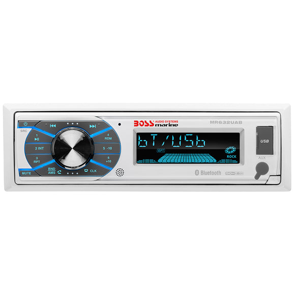 Boss Audio MR632UAB Single-DIN Multimedia Player USB-SD-MP3-WMA-AM-FM w- Bluetooth [MR632UAB] - Boss Audio