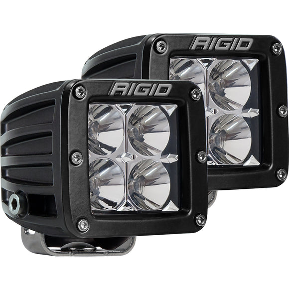 RIGID Industries D-Series PRO Hybrid-Flood LED - Pair - Black [202113] - RIGID Industries