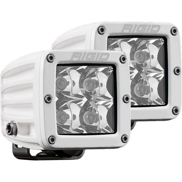 RIGID Industries D-Series PRO Hybrid-Spot LED - Pair - White [602213] - RIGID Industries