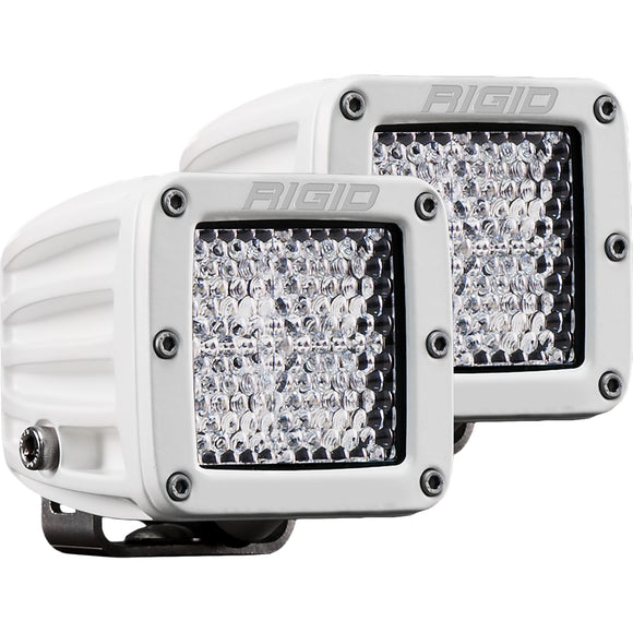 RIGID Industries D-Series PRO Hybrid-Diffused LED - Pair - White [602513] - RIGID Industries
