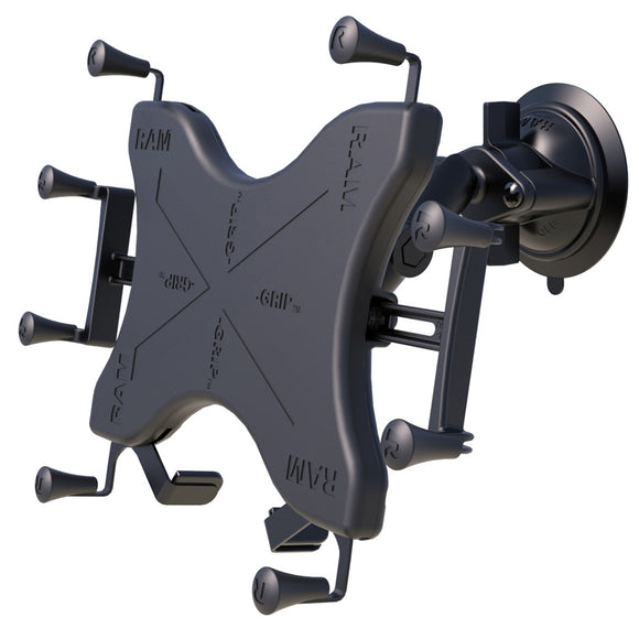 RAM Mount Twist-Lock Suction Cup Mount w-Universal X-Grip Cradle for 12