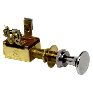 Cole Hersee Push Pull Switch SPST On-Off 3 Screw [M-527-BP]