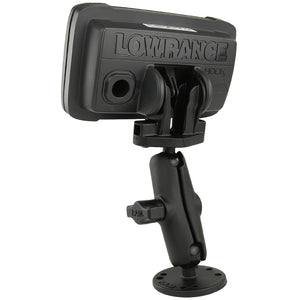RAM Mount B Size 1" Fishfinder Mount for the Lowrance Hook2 Series [RAM-B-101-LO12] - RAM Mounting Systems