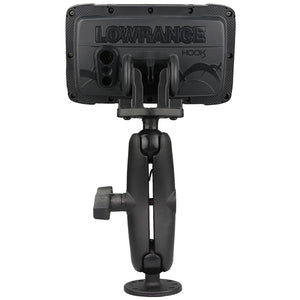 RAM Mount C Size 1.5" Fishfinder Mount for the Lowrance Hook2 Series [RAM-101-LO12] - RAM Mounting Systems