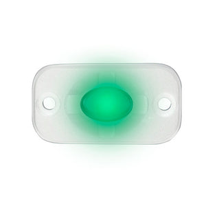 HEISE Marine Auxiliary Accent Lighting Pod - 1.5" x 3" - White-Green [HE-ML1G] - HEISE LED Lighting Systems