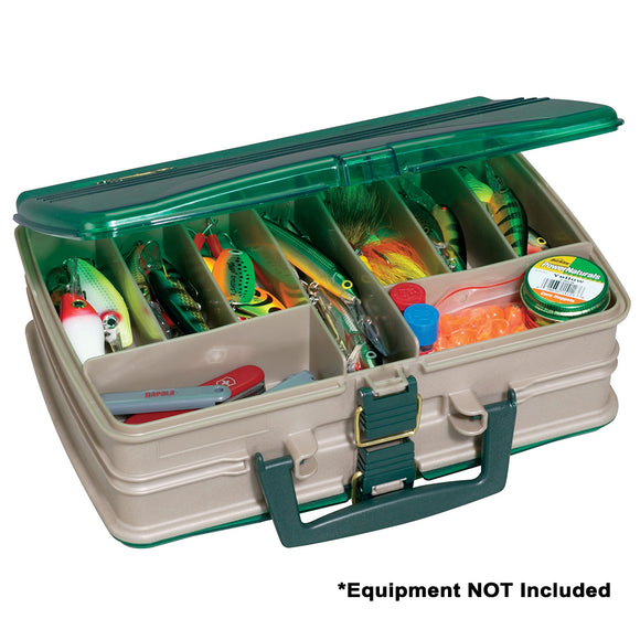 Plano Double-Sided 20-Compartment Satchel - Sandstone-Green [112000] - Plano