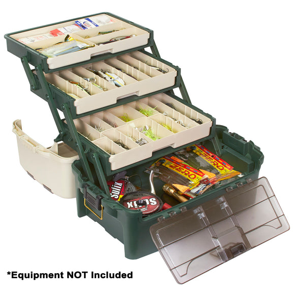 Plano Hybrid Hip 3-Tray Tackle Box - Forest Green [723300] - Plano