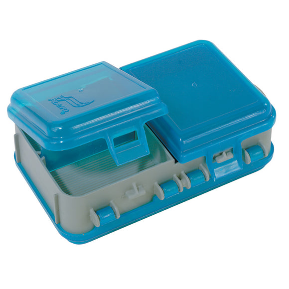 Plano Double-Sided Adjustable Tackle Organizer Small - Silver-Blue [171301] - Plano