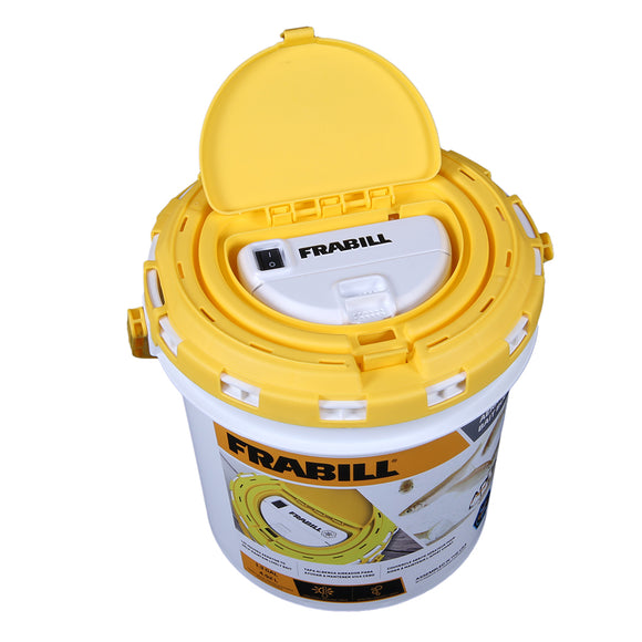 Frabill Dual Fish Bait Bucket with Aerator Built-In [4825] - Frabill