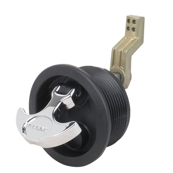 Perko Surface Mount Latch f-Smooth  Carpeted Surfaces w-Offset Cam Bar [1092DP1BLK] - Perko