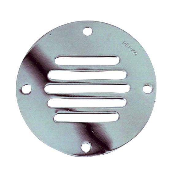 Perko Chrome Plated Brass Round Locker Ventilator - 3-1-4