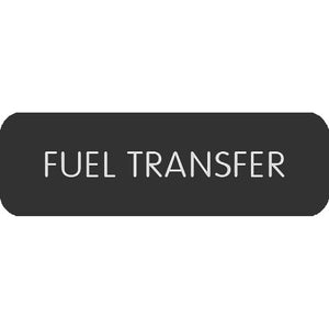 Blue Sea Large Format Label - "Fuel Transfer" [8063-0211]