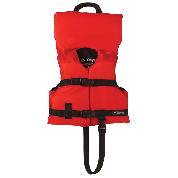 Onyx Nylon General Purpose Life Jacket - Infant-Child Under 50lbs - Red [103000-100-000-12] - Onyx Outdoor