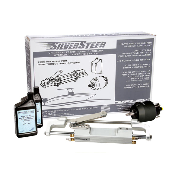 Uflex SilverSteer Universal Front Mount Outboard Hydraulic Tilt Steering System - 1500PSI V1 [SILVERSTEER 1TB]