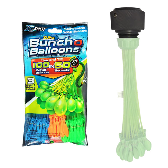 FATSAC Supa Pump GHT Balloon Adapter w-100-Pack Zuru Balloons [M1006]