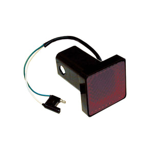 Draw-Tite Receiver Tube Cover 2" Square Brake Light w-4-Flat Plug [80980]