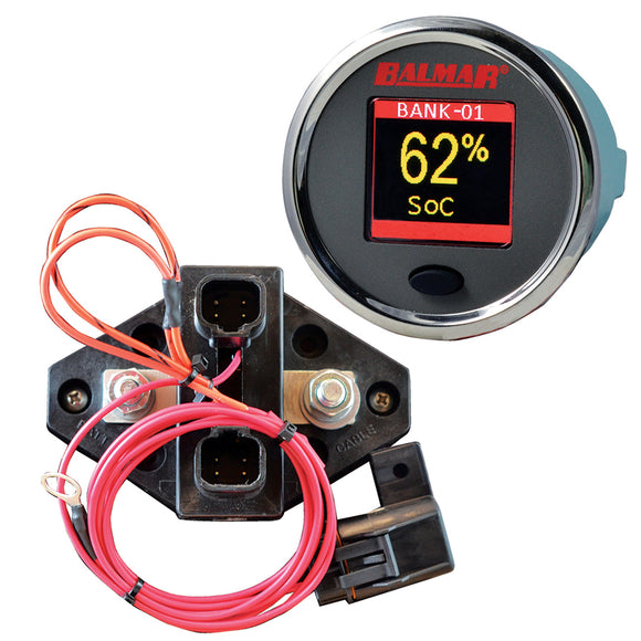 Balmar SG200 Battery Monitor Kit w/Display Shunt  10M Cable - 12-48 VDC [SG200]