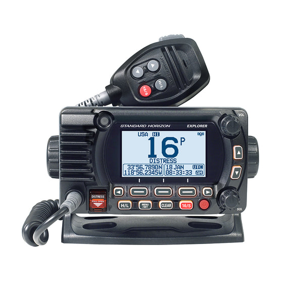 Standard Horizon GX1800G Fixed Mount VHF w-GPS - Black [GX1800GB] - Standard Horizon