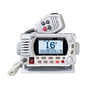 Standard Horizon GX1800G Fixed Mount VHF w-GPS - White [GX1800GW] - Standard Horizon