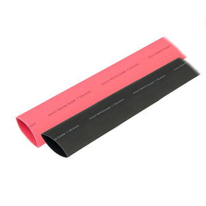 Ancor Heat Shrink Tubing 1" x 3" - Black  Red Combo [307602]