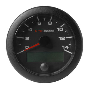 VDO 3-3-8" (85mm) OceanLink GPS Speedometer 0-14 - Black Dial  Bezel [A2C1351970001] - VDO