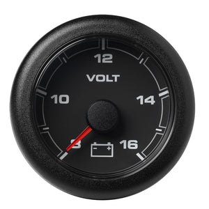 VDO 2-1-16" (52MM) OceanLink Battery Voltage 8-16 V Black Dial  Bezel [A2C1066100001] - VDO