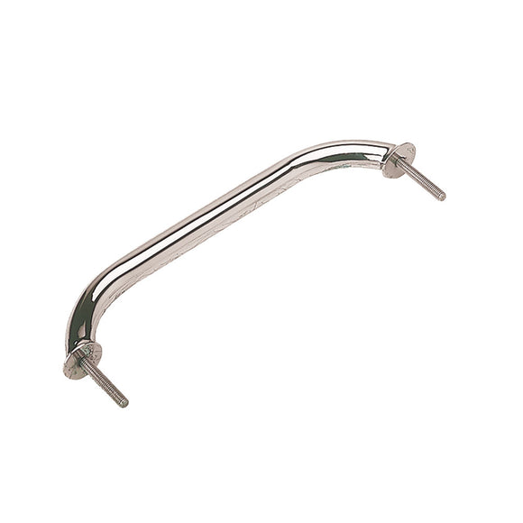 Stainless Steel Stud Mount Flanged Hand Rail w/Mounting Flange - 18