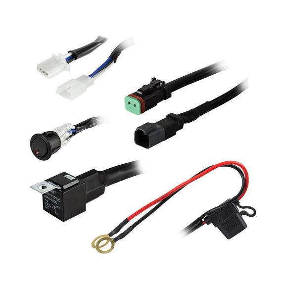 Heise 1 Lamp DR Wiring Harness  Switch Kit [HE-SLWH1] - HEISE LED Lighting Systems