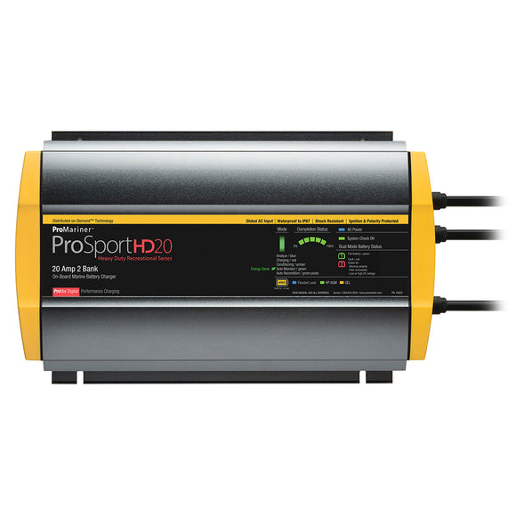 ProMariner ProSportHD 20 Gen 4 - 20 Amp - 2 Bank Battery Charger [44020] - ProMariner