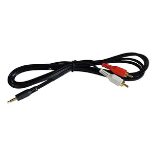 FUSION MS-CBRCA3.5 Input Cable - 1 Male (3.5mm) to 2 Male (RCA Cable) 70" f-PS-A302B Panel Stereo [010-12753-20] - FUSION