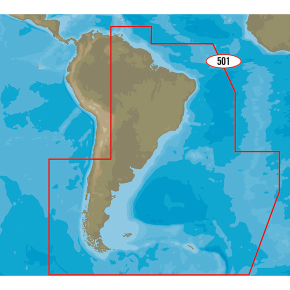 C-MAP 4D SA-D501 Gulf of Paria to Cape Horn [SA-D501]