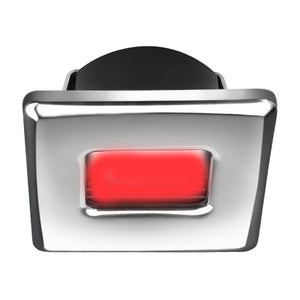i2Systems Ember E1150Z Snap-In - Polished Chrome - Square - Red Light [E1150Z-12H]