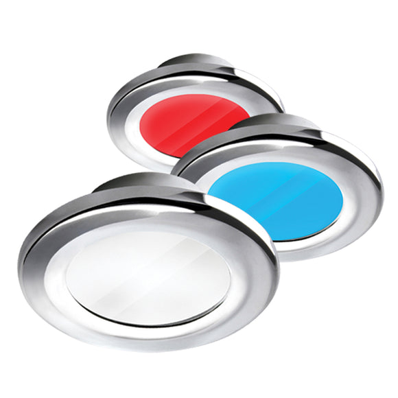 i2Systems Apeiron A3120 Screw Mount Light - Red, Warm White  Blue - Brushed Nickel [A3120Z-41HCE]