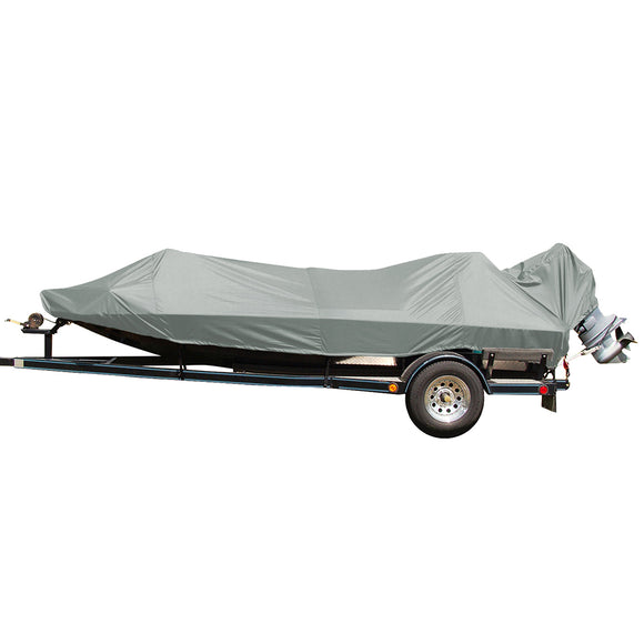 Carver Performance Poly-Guard Styled-to-Fit Boat Cover f/16.5 Jon Style Bass Boats - Shadow Grass [77816C-SG]
